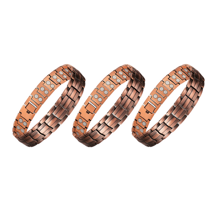 FluxenWear Copper Magnetic Link Bracelet | Supports Pairing Veterans with Loyal Service or Shelter Dogs